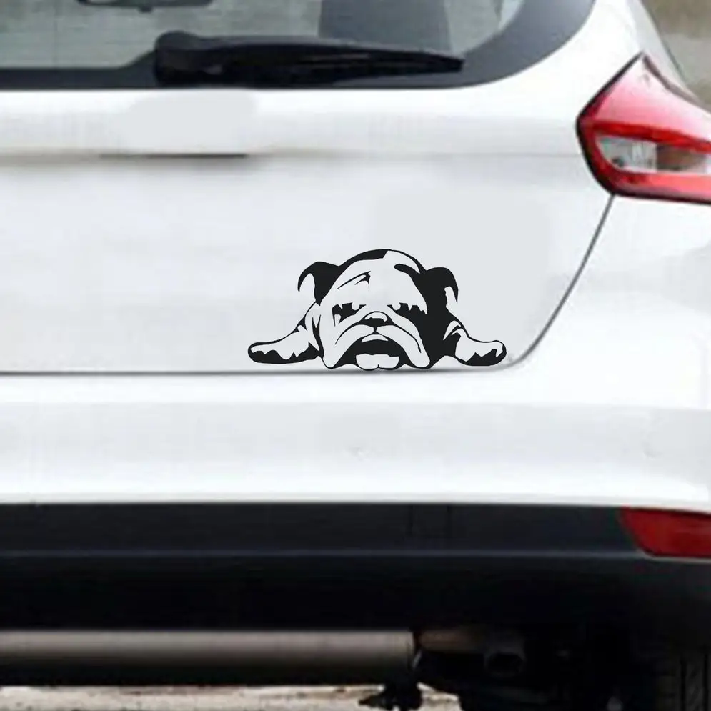 Bulldog Scratch-resistant Car Stickers