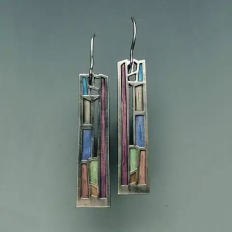 Vintage Mix Color Dangle Earring for Women Bohemian Tribal