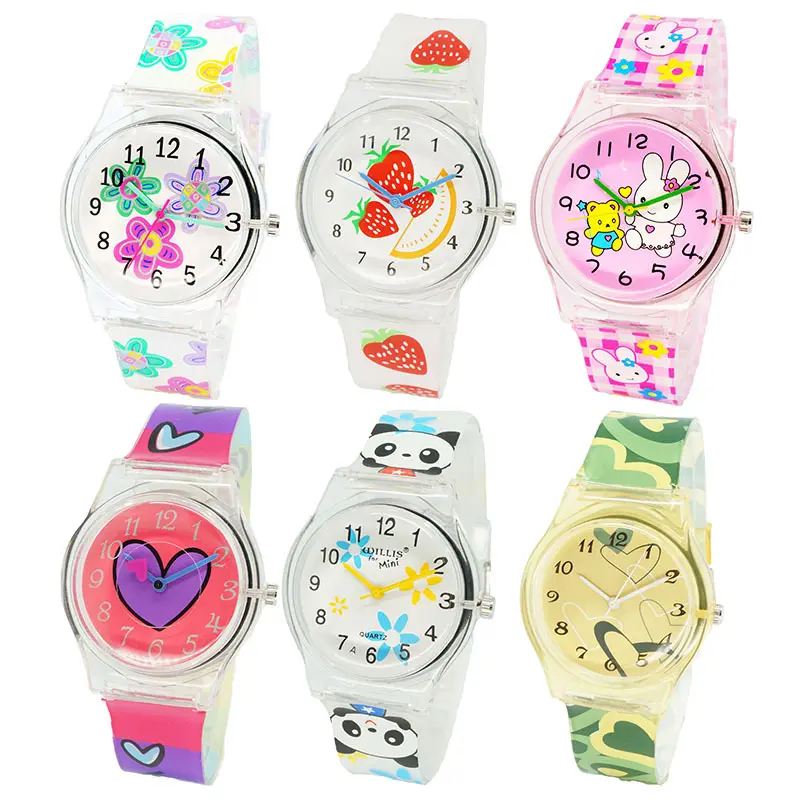 Cute girl watch quartz