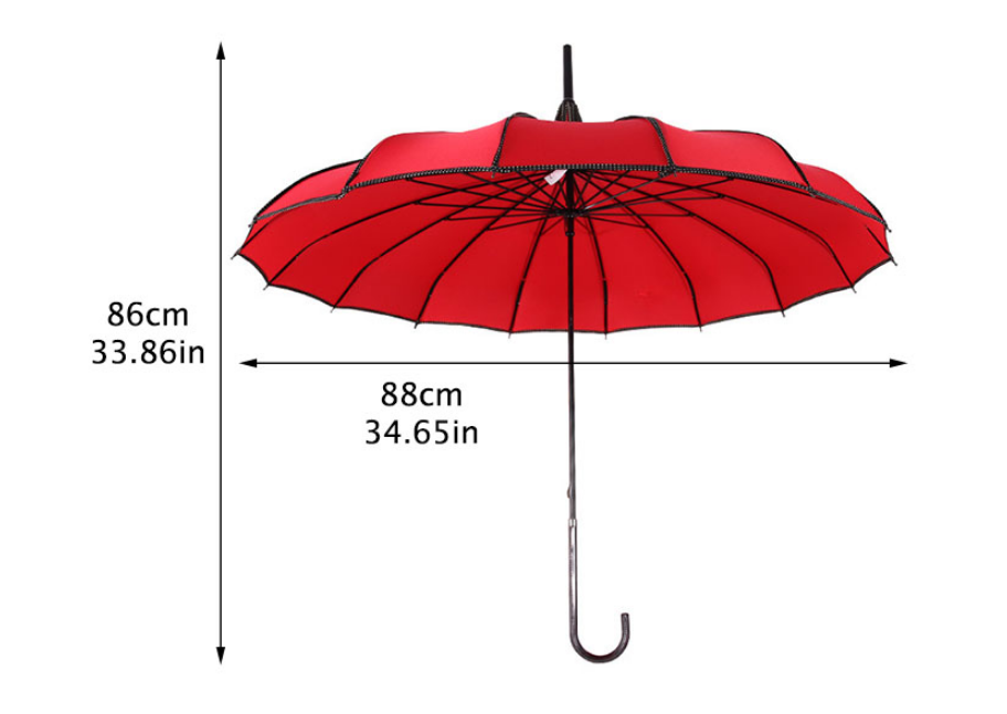 Gothic Parasol Umbrella Pointy End