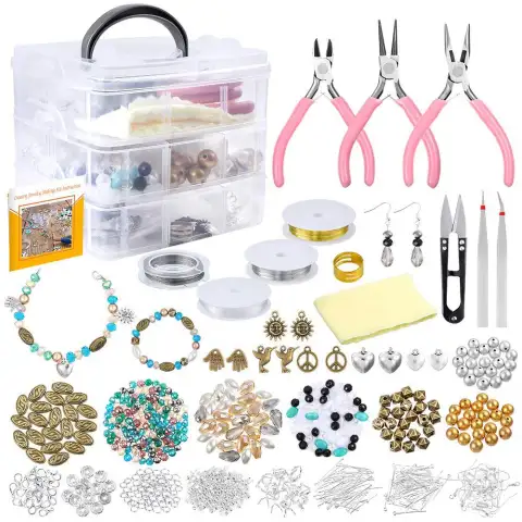 Acrylic Bead Pearl Crystal Shaped Making Set