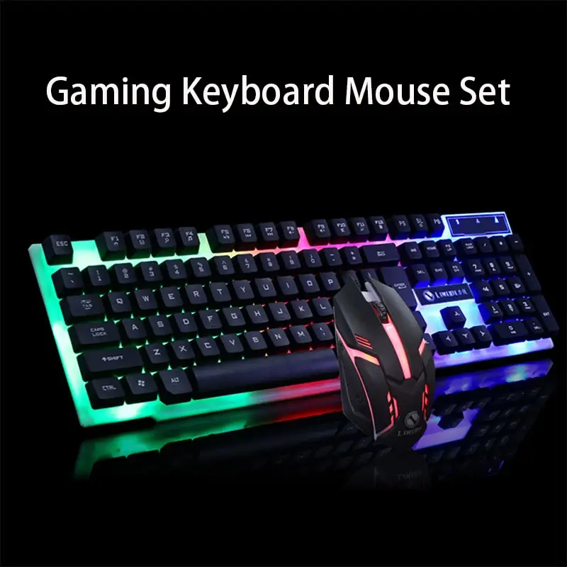 GTX300 Gaming CF LOL Keyboard Mouse Glowing