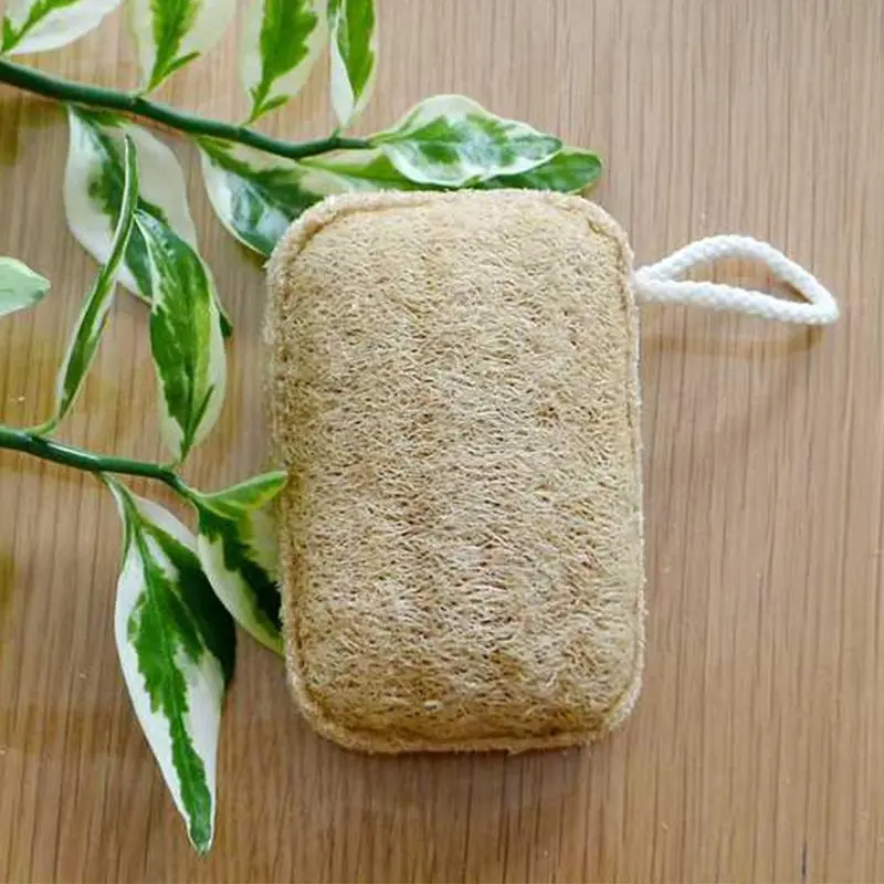Natural double-sided sewing loofah - 7X11Cm