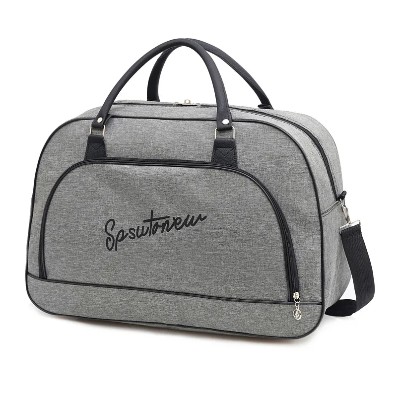 Men's Fitness Foldable Luggage Bag Large Capacity - Girl Powder-Small
