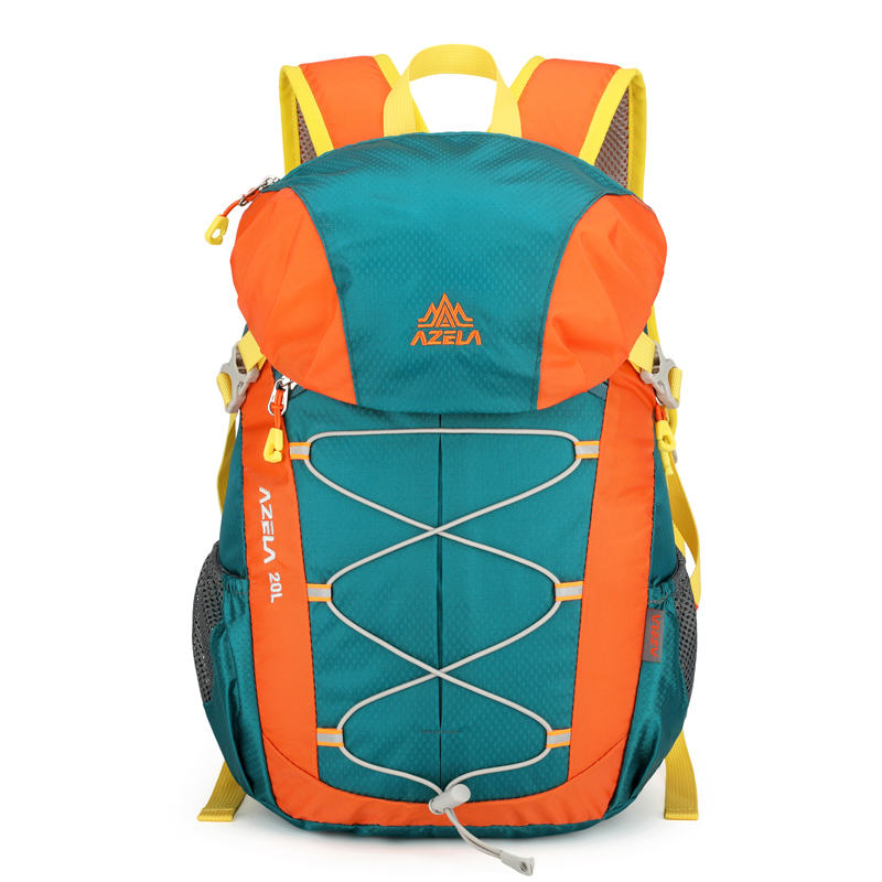 AZELA 20L Color Block Hiking Backpack, Lightweight Durable Outdoor Backpack For Camping, Travel, Trekking, Daily Use