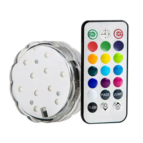 Colorful Underwater Waterproof Lights Highlight Remote Control
