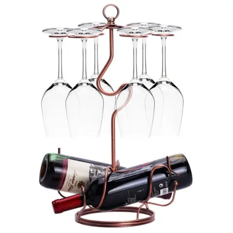Upside Down Wine Glass Rack Decoration European Creative Hanging