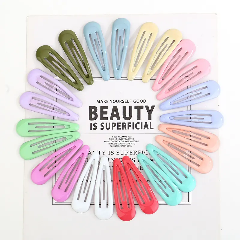 Drops of Oil Colored Bangs Hair Clips