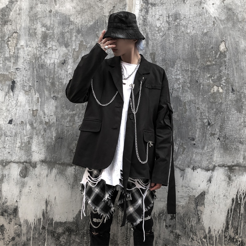 Multi-pocket suit jacket