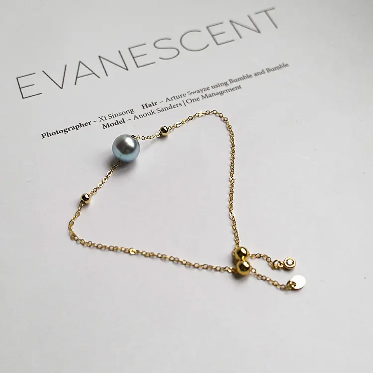 Seawater Pearl Really Hemp Single 14K Gold