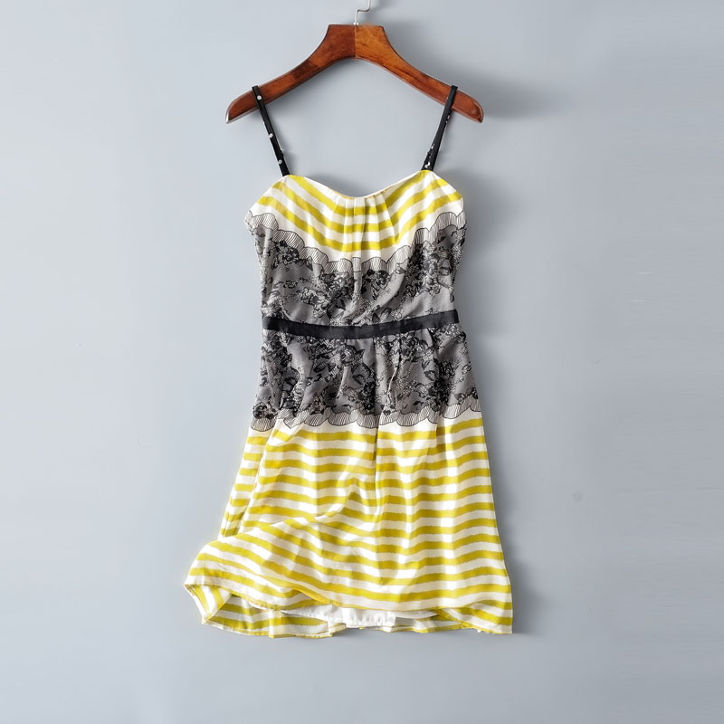 Spring and Summer Striped Dress