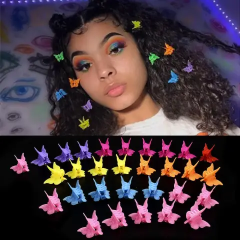 Color Mini Hair Clips