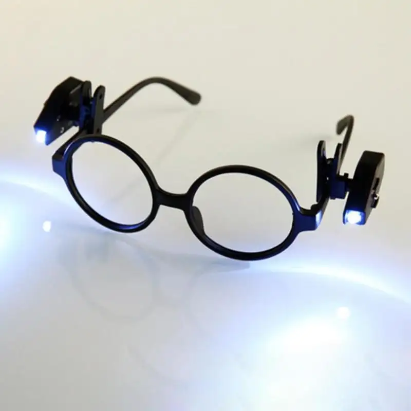Mini LED Flashlight Glasses Light Adjustable