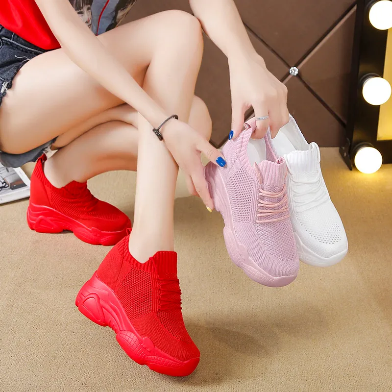 Heighten Small White Shoes for Women