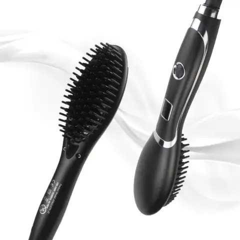 Hair Straightener Comb Electric Brush Irons Auto Straight