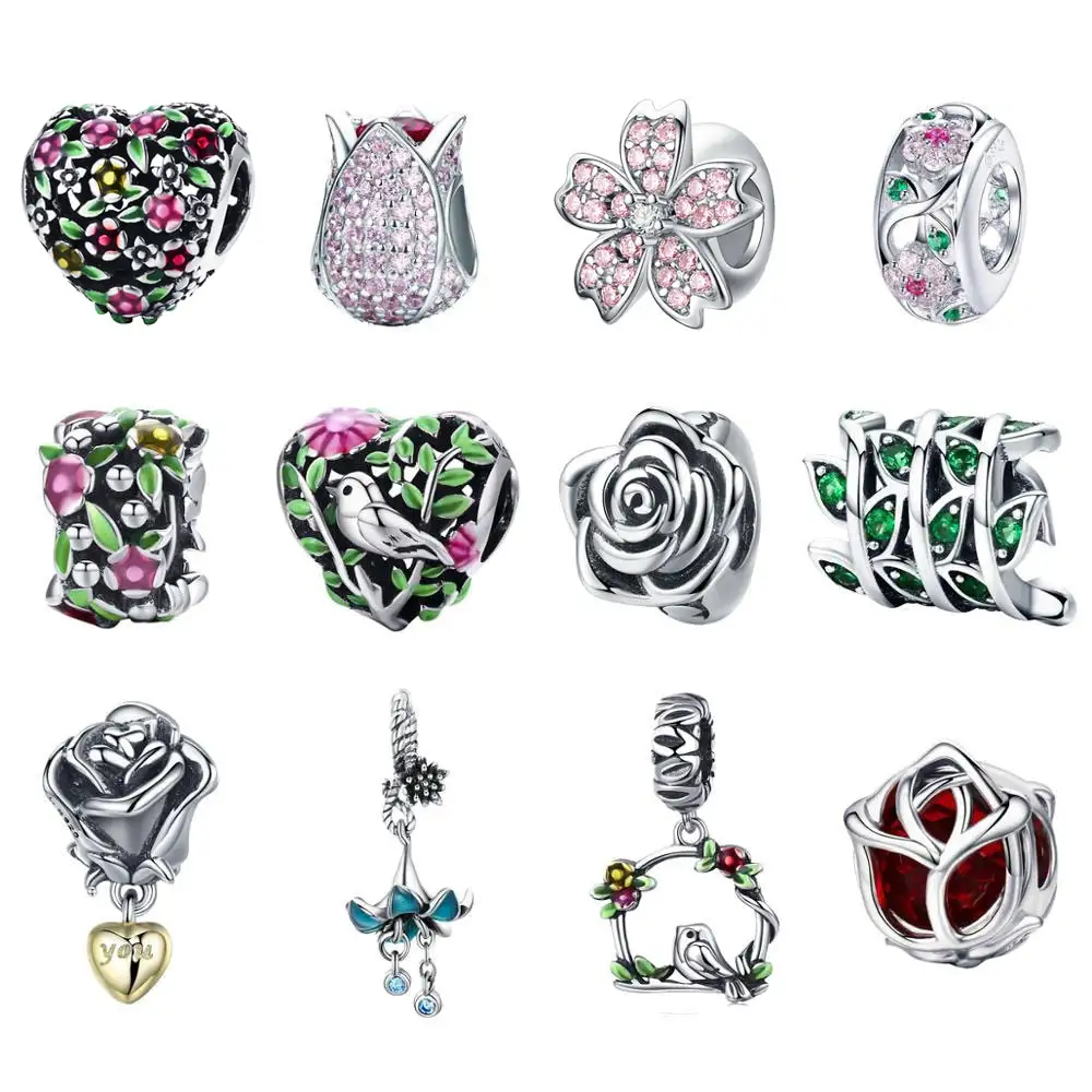 S925 Sterling Silver Platinum Plated Fittings