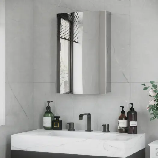 Wall Mounted Bathroom Medicine Cabinet Mirrored
