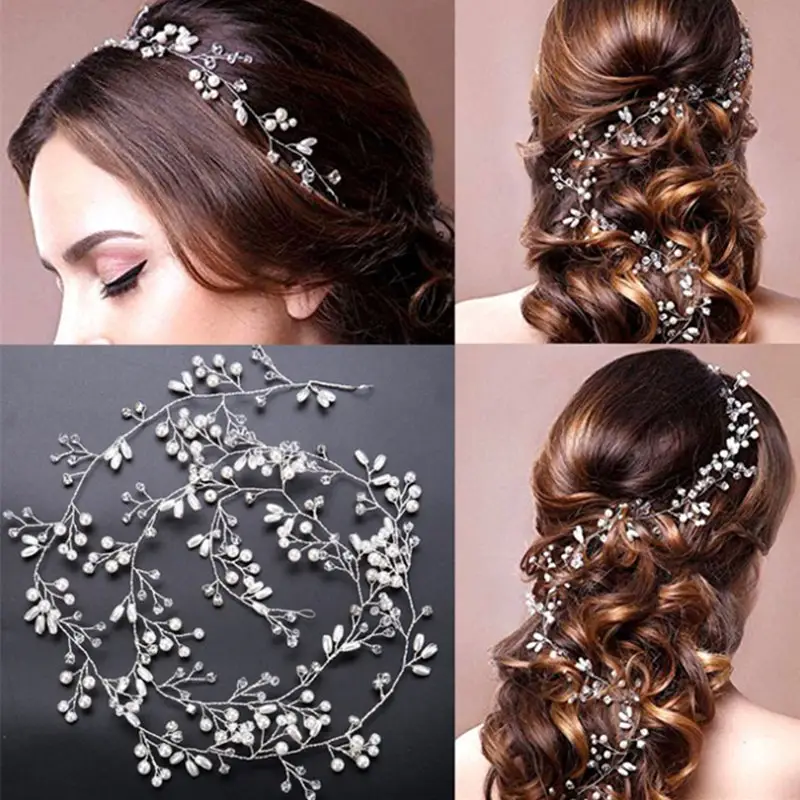 Wedding Hair Accessories Crystal Pearl