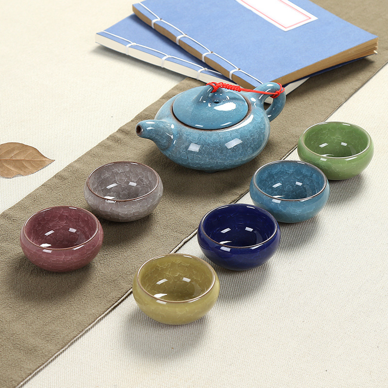 Ceramic teapot tea set gift box