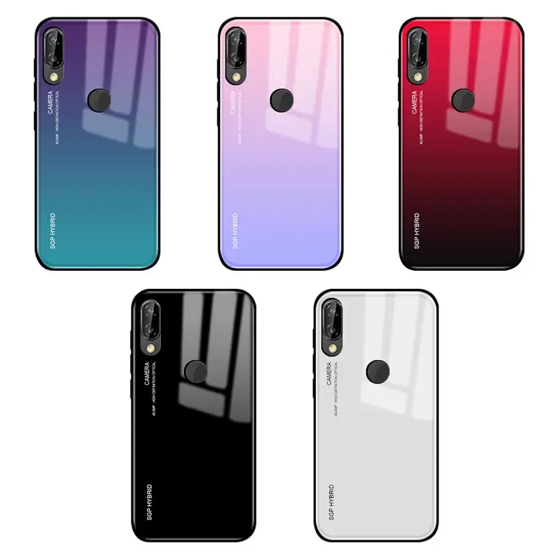 Gradient glass phone case