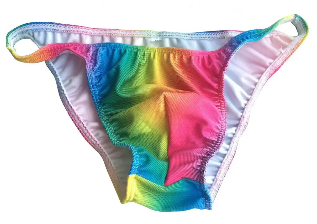 Rainbow Stripe Narrow Waist Small Briefs
