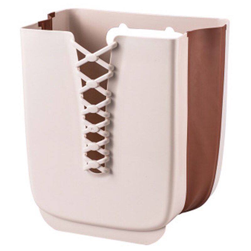 Wall-mounted folding clothes storage basket