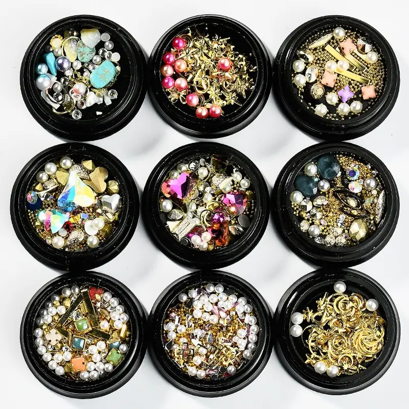 Nail Xingyue Popular Copper Round Rivets Sequins Drill Ornaments