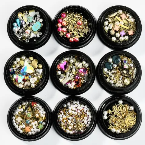 Nail Xingyue Popular Copper Round Rivets Sequins Drill Ornaments