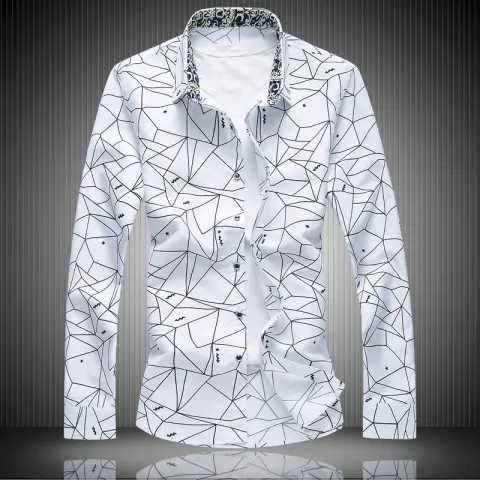 Men's Shirts Long Casual