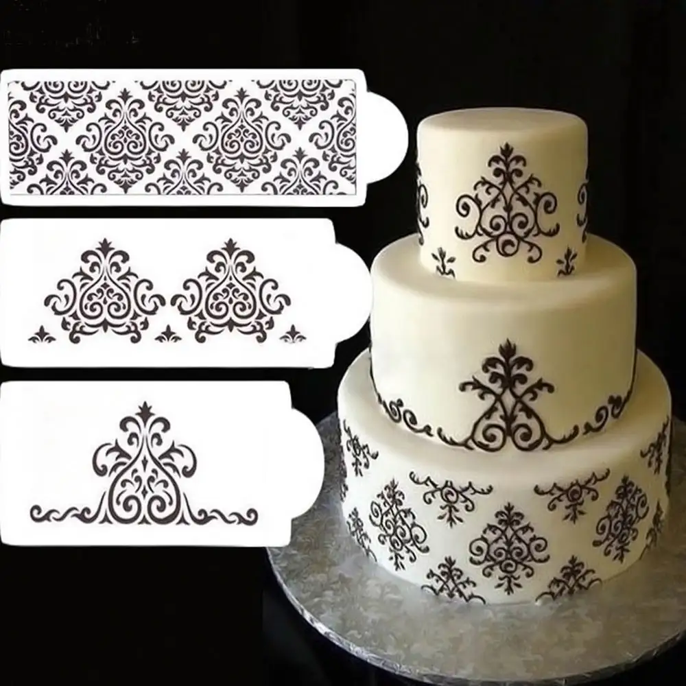 DIY 3-piece Fondant Hollow Template
