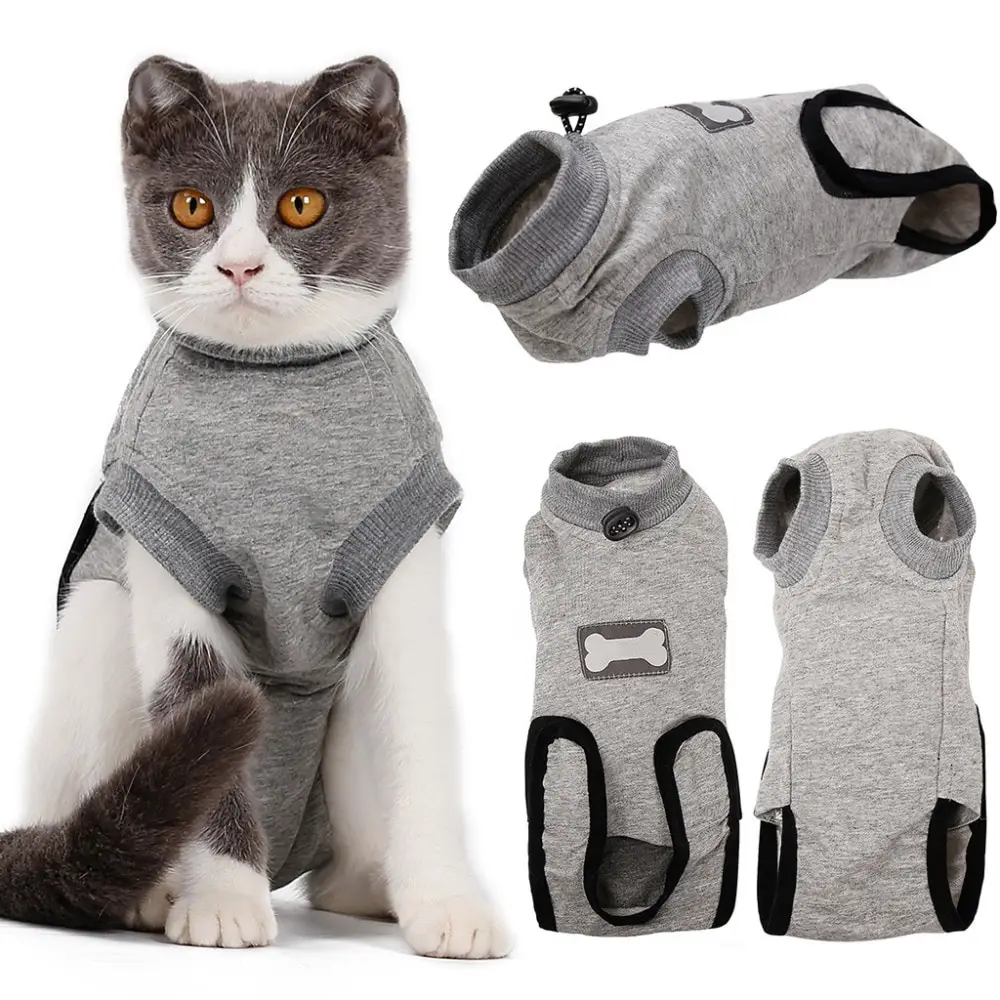 Pet Cat Recovery After Surgery Clothing Pet Wound Anti-mite