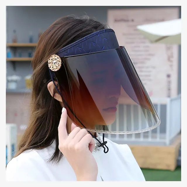 Riding sunshade UV protection cap Blue - Shop at LoveMi