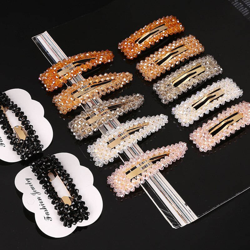 Color crystal hair accessories