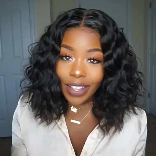Chemical fiber wig Black - Shop at LoveMi