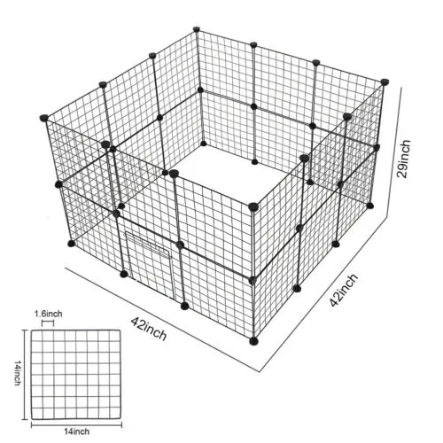 Pet fence Black - Shop at LoveMi