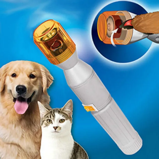 Nail Trimmer Cat Claw Scissors Electric Pet Nail Grinder Professional Dog Supplies Dog Nail Clippers Grey - Shop at LoveMi