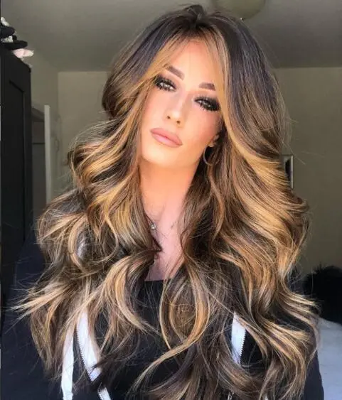 Medium long curly hair wig - Shop at LoveMi