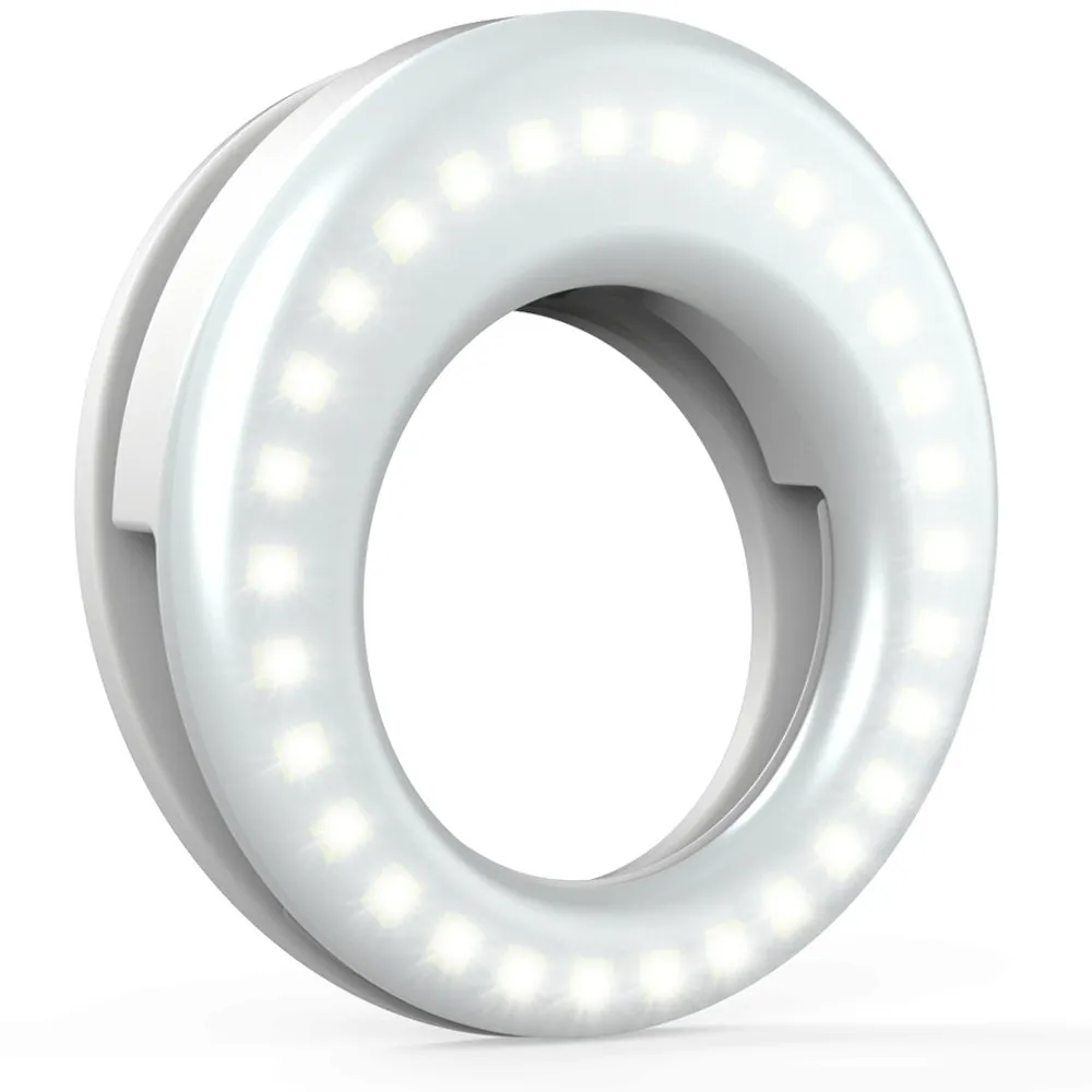 Led Selfie Ring Light For Cell Phone Photography Video Lighting Camera Photo On Youtube Live Streaming With USB Plug – image 2