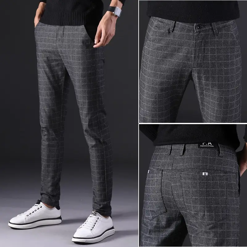 Men's Fashion and Comfort Slim Straight Trousers