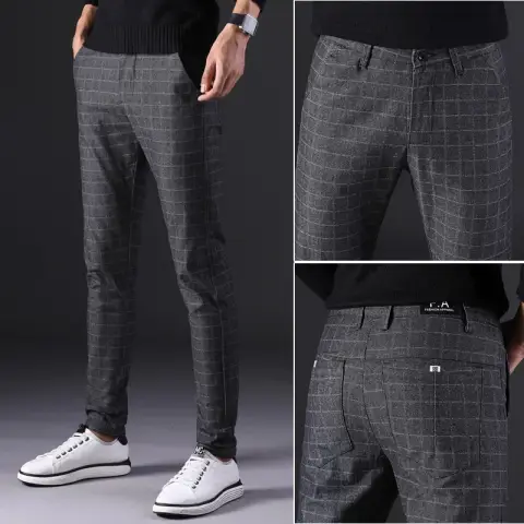 Men's Fashion and Comfort Slim Straight Trousers
