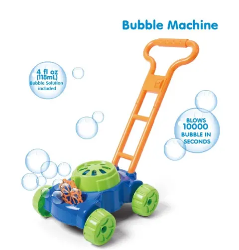Plastic Hand Push Bubble Machine Electric Blowing Parent-child Outdoor