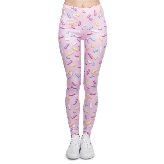Printed cropped sport leggings All Code - Shop at LoveMi