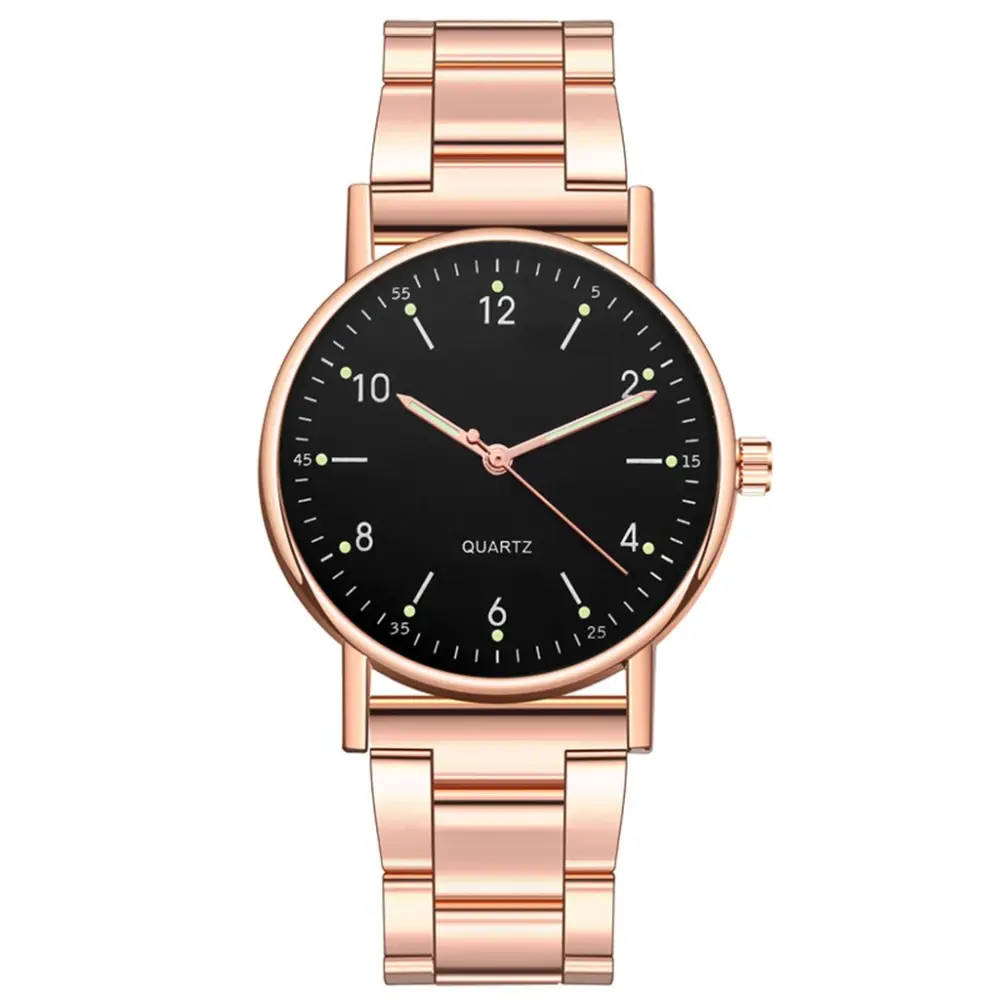 Steel Band Men's and Women's Quartz Watches