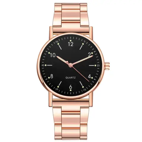 Steel Band Men's and Women's Quartz Watches