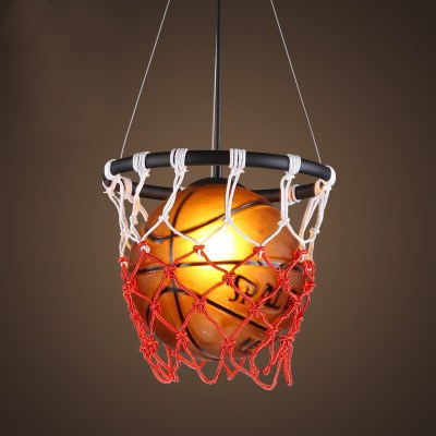 Suspension basket rétro en verre — lampe LED pour bar et salon 5