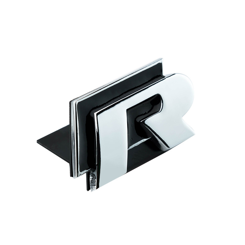 R standard mesh sticker black