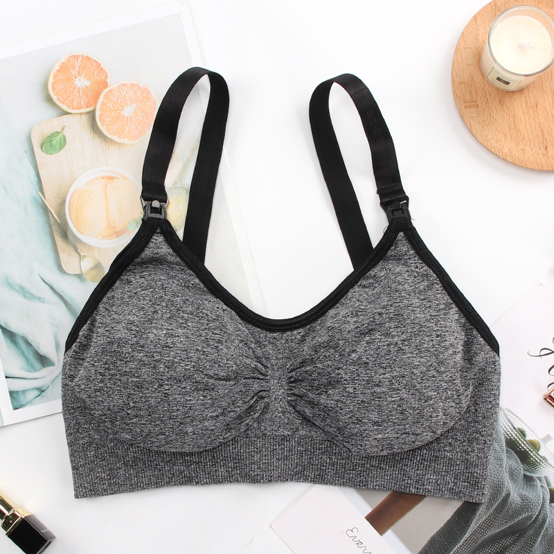 Title 8, Plus Size Maternity Bra Without Steel Ring Post...