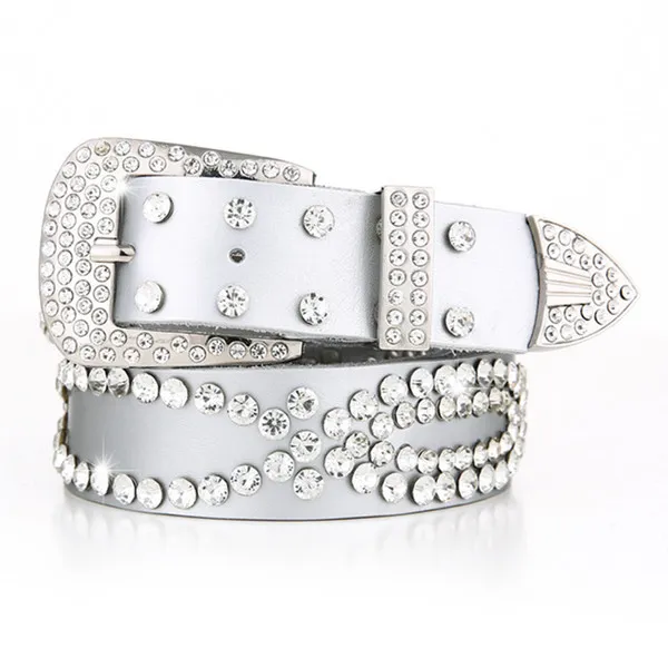 Belt Buckle Rivet Mid heel Martin Boots Silver - Shop at LoveMi
