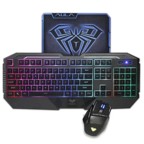 Backlit Keyboard and Mouse Set