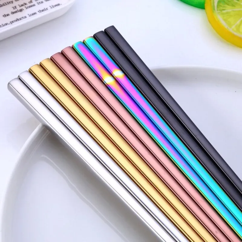 Stainless steel chopsticks - 5Colors